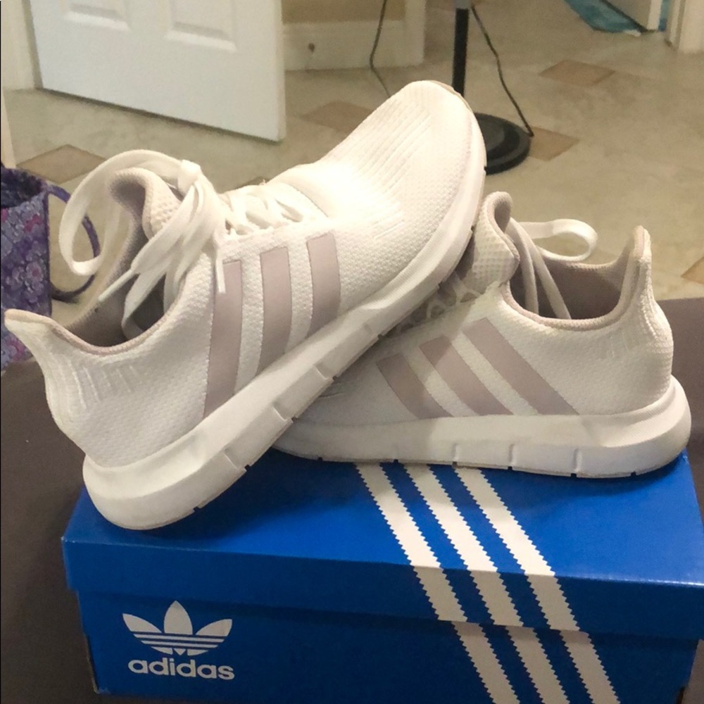 White adidas shoes